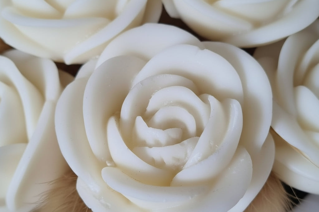 Bouquet de roses en cire & fleurs séchées – Coffret fleuri