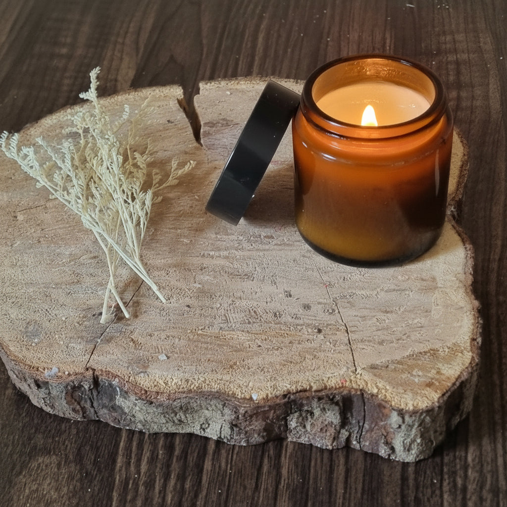Bougie en pot – Cire végétale Soja & Olive | Parfum de Grasse