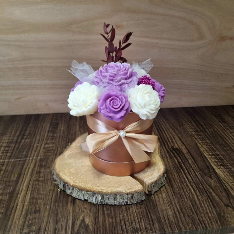 Bouquet de Fleurs Fondants en Cire de Soja et Olive